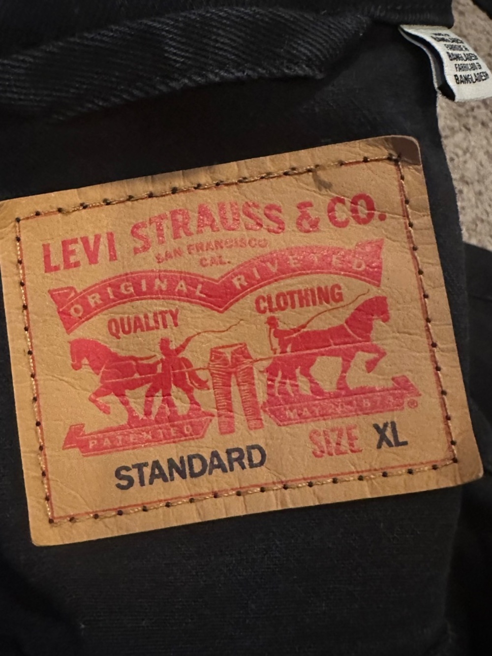 Levi's Trucker Jacket XL 72334-0223 "Last Night" - Picture 4 of 12